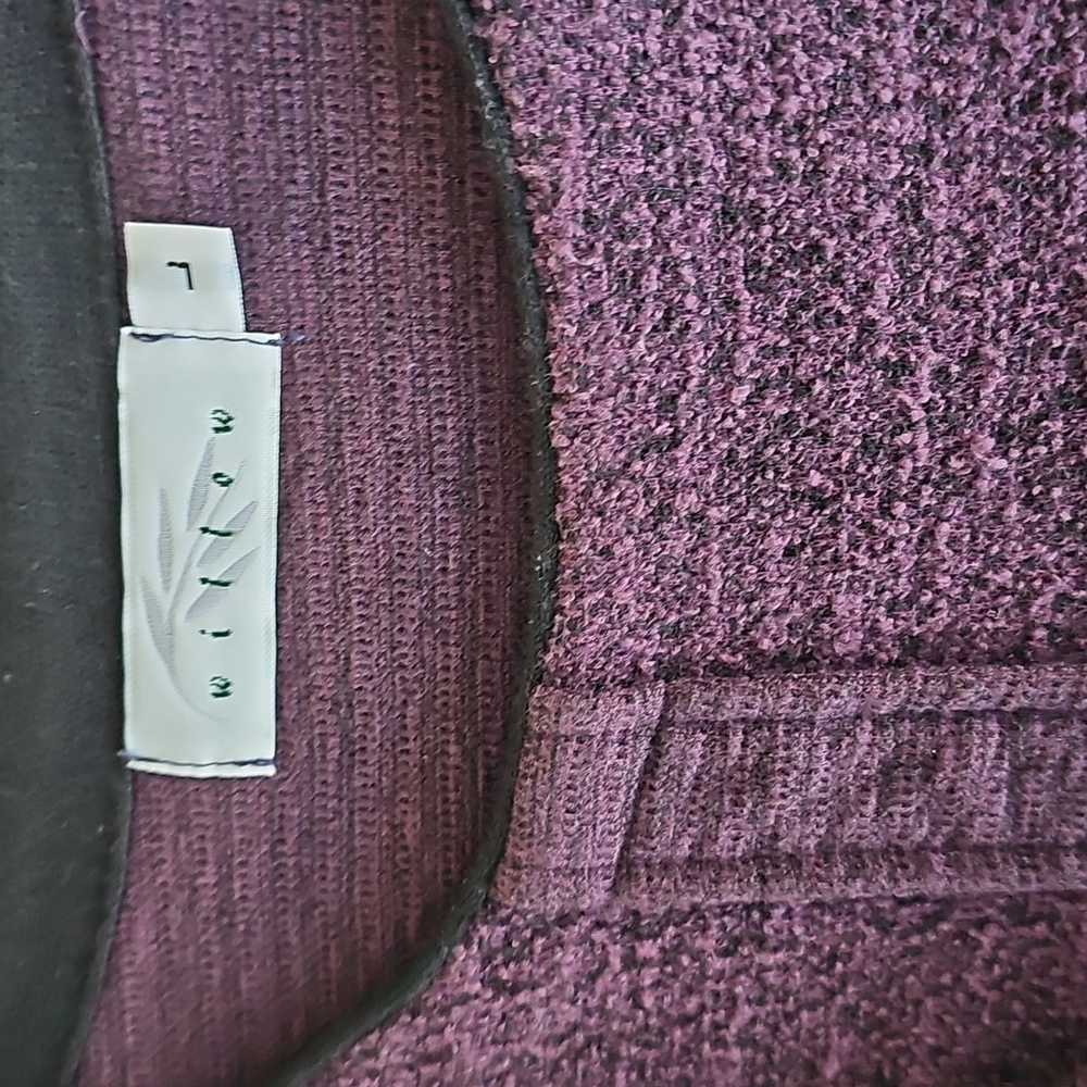 🍇HP🍇Willow Vintage Tweed Sweater Jacket NWT Large - Picture 3 of 9